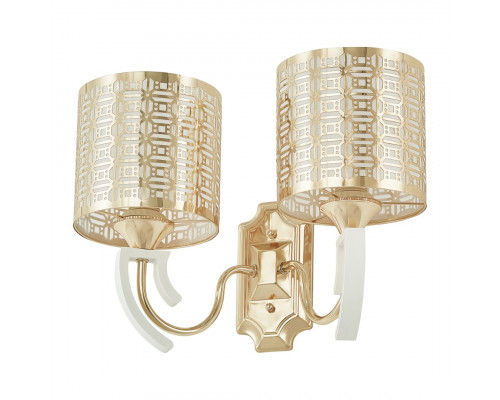 Дополнительное фото Настенный светильник Arte Milano Florentia-8857 308857/2W Wh/Gd: Купить в Интернет магазин освещения GCSVET.RU