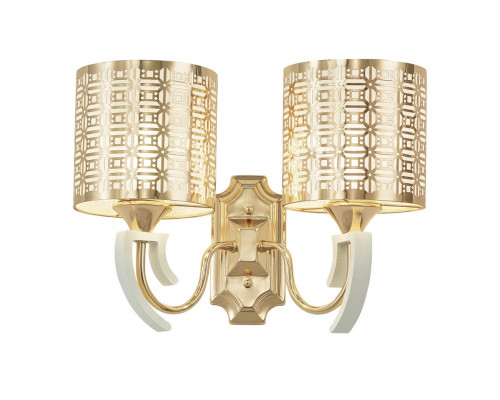 Дополнительное фото Настенный светильник Arte Milano Florentia-8857 308857/2W Wh/Gd: Купить в Интернет магазин освещения GCSVET.RU