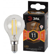 Светодиодная лампочка Эра F-LED P45-11w-827-E14 Б0047012