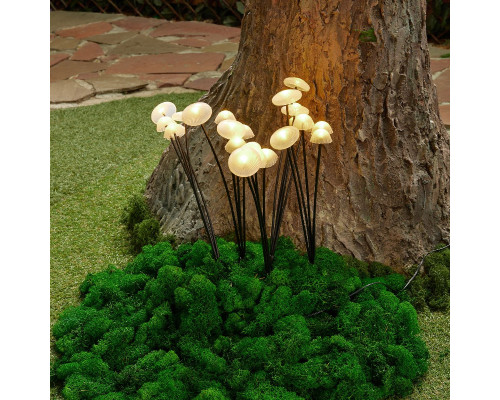 Дополнительное фото Садовый светильник на солнечной батарее Uniel USL-S-832/PM030 FAIRY MUSHROOMS SET25 UL-00011677: Купить в Интернет магазин освещения GCSVET.RU