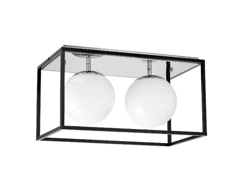 Основное фото Светильник потолочный Lumina Deco Maldini LDC 8060-2 CHR+BK: Купить в Интернет магазин освещения GCSVET.RU