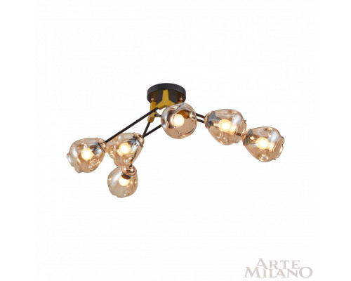 Дополнительное фото Люстра потолочная Arte Milano Amalfi 252588/6 Br: Купить в Интернет магазин освещения GCSVET.RU