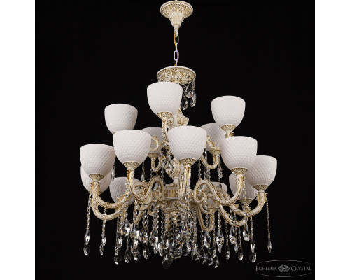 Дополнительное фото Люстра подвесная Bohemia Ivele Crystal AL79101/10+5/250/2D A WMG P1 U Wave: Купить в Интернет магазин освещения GCSVET.RU