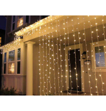 Светодиодная гирлянда (UL-00001355) Uniel занавес 220V белый ULD-C1515-160/TWK White IP67