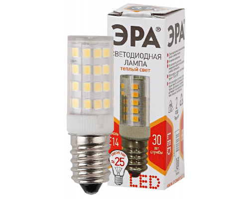 Основное фото Лампа светодиодная Эра E14 3,5W 2700K LED T25-3,5W-CORN-827-E14 Б0028744: Купить в Интернет магазин освещения GCSVET.RU