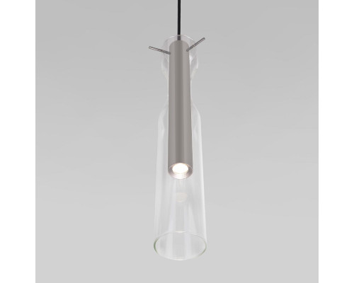 Дополнительное фото Светильник подвесной Eurosvet Swan 50254/1 LED графит a063279: Купить в Интернет магазин освещения GCSVET.RU