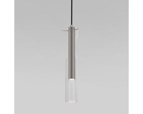Дополнительное фото Светильник подвесной Eurosvet Swan 50254/1 LED графит a063279: Купить в Интернет магазин освещения GCSVET.RU