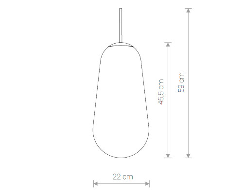 Дополнительное фото Плафон для светильника Nowodvorski Cameleon Pear L 8532: Купить в Интернет магазин освещения GCSVET.RU
