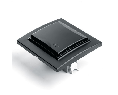 Дополнительное фото Розетка 1-местная с крышкой Stekker PST16-9012-03 с защитной шторкой 39481: Купить в Интернет магазин освещения GCSVET.RU