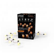 Гирлянда садовая на солнечной батарее Gauss Solar GS034