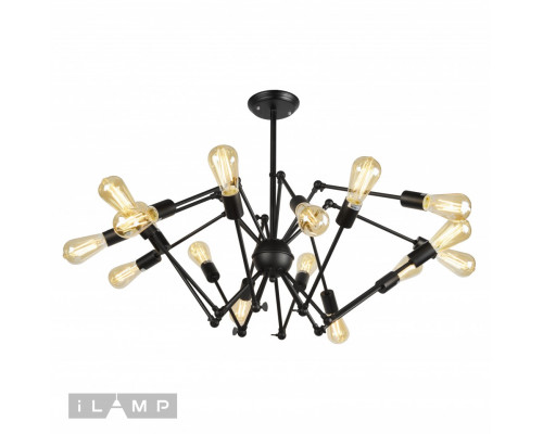 Дополнительное фото Люстра подвесная iLamp Spider Loft212-16: Купить в Интернет магазин освещения GCSVET.RU