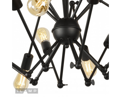Дополнительное фото Люстра подвесная iLamp Spider Loft212-16: Купить в Интернет магазин освещения GCSVET.RU