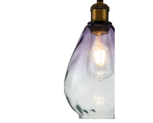 Дополнительное фото Подвесной светильник Indigo Piuro 11027/1P Purple V000292: Купить в Интернет магазин освещения GCSVET.RU