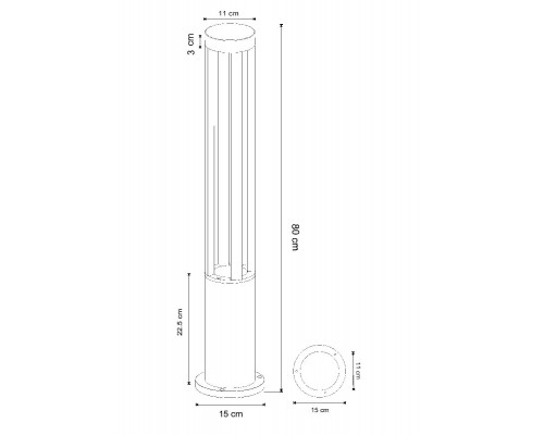 Дополнительное фото Светильник ландшафтный Arte Lamp Thuban A1080PA-1BK: Купить в Интернет магазин освещения GCSVET.RU