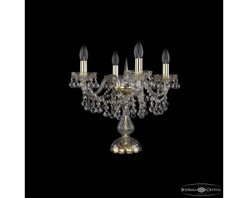 Основное фото Лампа настольная Bohemia Ivele Crystal 1409L/4/141-39 G: Купить в Интернет магазин освещения GCSVET.RU