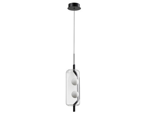 Основное фото Светильник подвесной Arte Lamp Geneva A2341SP-2BK: Купить в Интернет магазин освещения GCSVET.RU