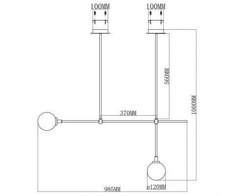 Дополнительное фото Люстра подвесная Moderli Lingdal V5092-2P: Купить в Интернет магазин освещения GCSVET.RU