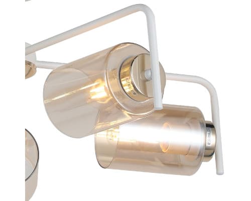 Дополнительное фото Люстра потолочная Illumico IL8248-5COU-79 WH GD: Купить в Интернет магазин освещения GCSVET.RU
