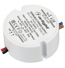 Сетевой адаптер Arlight ARJ-SP-39400-PFC-TRIAC-R (15W, 27-39V, 400mA) 040963
