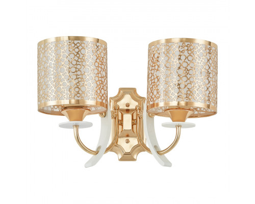 Дополнительное фото Настенный светильник Arte Milano Florentia-6067 306067/2W Wh/Gd: Купить в Интернет магазин освещения GCSVET.RU