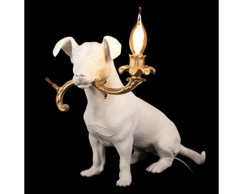 Дополнительное фото Лампа настольная Loft IT Dog 10312 White: Купить в Интернет магазин освещения GCSVET.RU