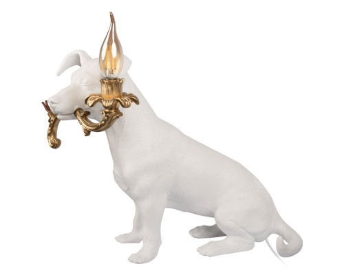 Дополнительное фото Лампа настольная Loft IT Dog 10312 White: Купить в Интернет магазин освещения GCSVET.RU
