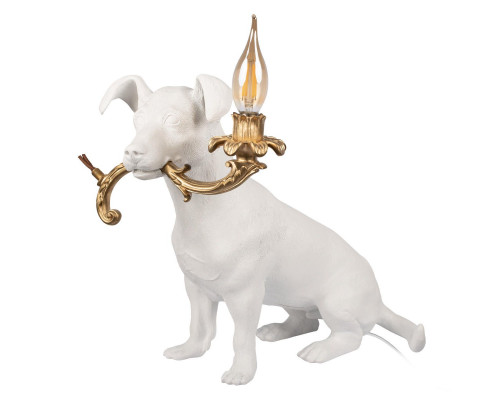 Дополнительное фото Лампа настольная Loft IT Dog 10312 White: Купить в Интернет магазин освещения GCSVET.RU