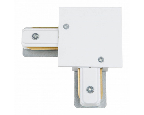 Основное фото Коннектор L-образный Volpe UBX-Q123 UBX-Q123 R21 White 1 Polybag: Купить в Интернет магазин освещения GCSVET.RU