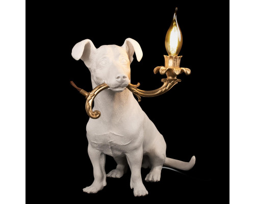 Дополнительное фото Лампа настольная Loft IT Dog 10312 White: Купить в Интернет магазин освещения GCSVET.RU