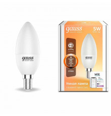 Светодиодная лампа для диммера Gauss E14 5W 2700K матовая 1100112