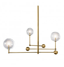 Люстра потолочная Delight Collection Globe Mobile KG0835P-3 brass