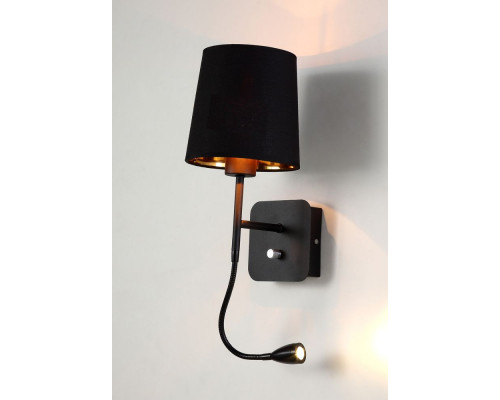 Дополнительное фото Настенный светильник Crystal Lux Pablo AP2 Black/Black-Gold: Купить в Интернет магазин освещения GCSVET.RU