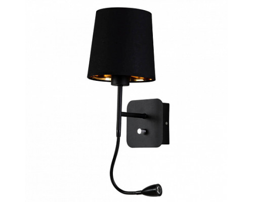 Основное фото Настенный светильник Crystal Lux Pablo AP2 Black/Black-Gold: Купить в Интернет магазин освещения GCSVET.RU