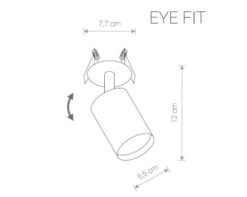 Дополнительное фото Светильник спот Nowodvorski Eye Fit 9396: Купить в Интернет магазин освещения GCSVET.RU