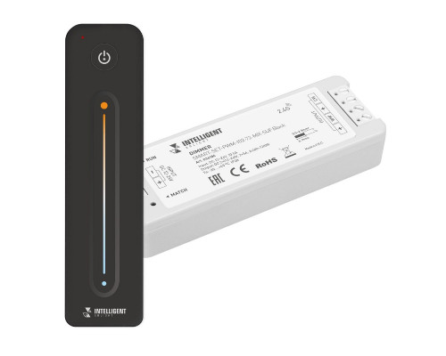 Основное фото Диммер Arlight SMART-SET-PWM-102-72-MIX-SUF Black (12-24V, 2x5A, ПДУ LINE, 2.4G) 036186: Купить в Интернет магазин освещения GCSVET.RU