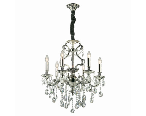 Основное фото Люстра подвесная Ideal Lux Gioconda SP6 Argento 044927: Купить в Интернет магазин освещения GCSVET.RU