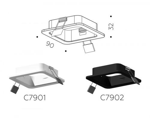 Дополнительное фото Основание светильника Ambrella Light DIY Spot C7902: Купить в Интернет магазин освещения GCSVET.RU