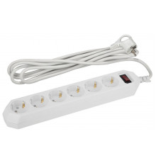 Сетевой фильтр Эра USF-6es-1,5m-W-BOX Б0037260