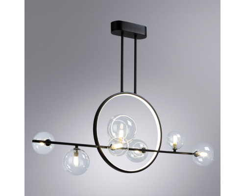 Дополнительное фото Люстра потолочная Arte Lamp Saturn A7791SP-59BK: Купить в Интернет магазин освещения GCSVET.RU
