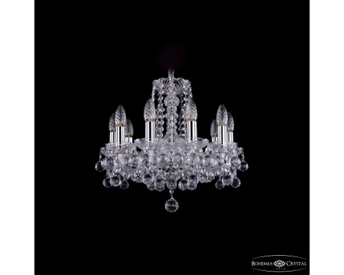 Основное фото Люстра подвесная Bohemia Ivele Crystal 1402/10/141 Ni Balls: Купить в Интернет магазин освещения GCSVET.RU