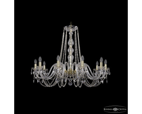 Основное фото Люстра подвесная Bohemia Ivele Crystal 1402/10/360 G: Купить в Интернет магазин освещения GCSVET.RU