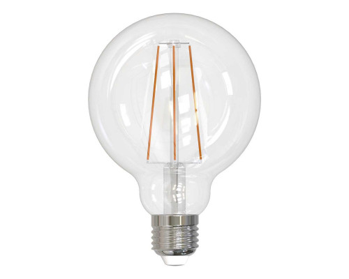 Основное фото Филаментная лампа светодиодная (UL-00004865) Uniel E27 15W 4000K прозрачная LED-G95-15W/4000K/E27/CL PLS02WH: Купить в Интернет магазин освещения GCSVET.RU