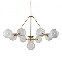 Люстра потолочная Delight Collection Globe Mobile KG0965P-10B brass