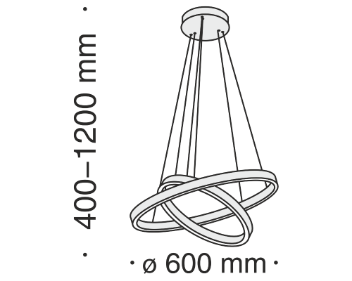 Дополнительное фото Светильник подвесной Maytoni Rim MOD058PL-L55W4K: Купить в Интернет магазин освещения GCSVET.RU
