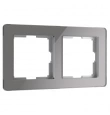 Рамка на 2 поста Werkel Acrylic графит 4690389184864 W0022704