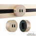 Основное фото Трековая розетка Arte Milano Am-track-sockets 380011TS/USBx2 Gold: Купить в Интернет магазин освещения GCSVET.RU