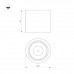 Дополнительное фото Светильник накладной Arlight SP-DICE-R77-10W Warm3000 (BK, 24 deg, 230V) 046626: Купить в Интернет магазин освещения GCSVET.RU
