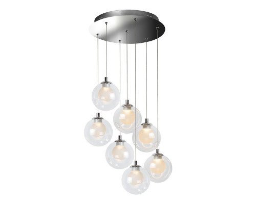 Дополнительное фото Люстра подвесная LED iLedex Epical C4492-7R CR: Купить в Интернет магазин освещения GCSVET.RU