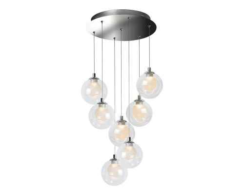Дополнительное фото Люстра подвесная LED iLedex Epical C4492-7R CR: Купить в Интернет магазин освещения GCSVET.RU