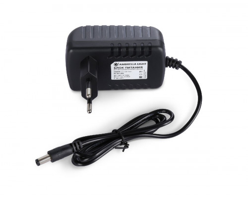 Основное фото Блок питания Ambrella Light LED Driver 12V 24Вт AC100-240 2A IP20 GS8510: Купить в Интернет магазин освещения GCSVET.RU